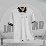 Basic Polo Shirt Ash & Coffee Color - Image 3