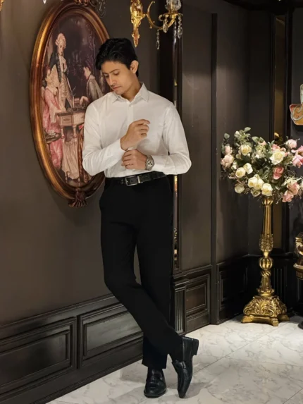 Formal White & Black Combo