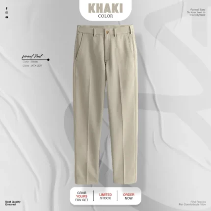 Formal Pant Khaki Color