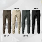 Chino Pant – Khaki, Black, Ash & Coffee
