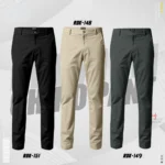 Chino Pant – Khaki, Black, Ash