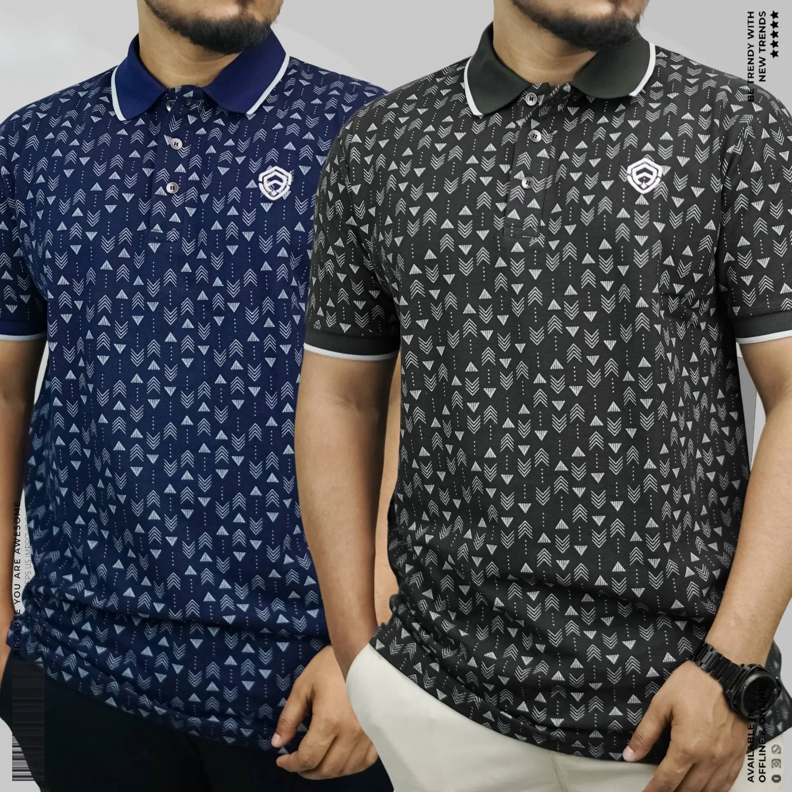 WhatsApp Image 2026-03-11 at 11.36.28 PM (4) Premium Printed Polo Shirt: ATX 229/230 - Image 1