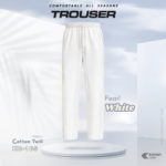 Premium Cotton Trouser - (White) - KC165